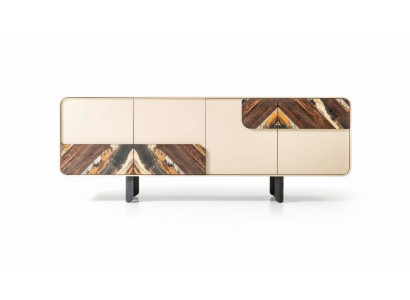 Dressoir Sideboard Ladenkast Beige Hout Modern Meubel Kast Design
