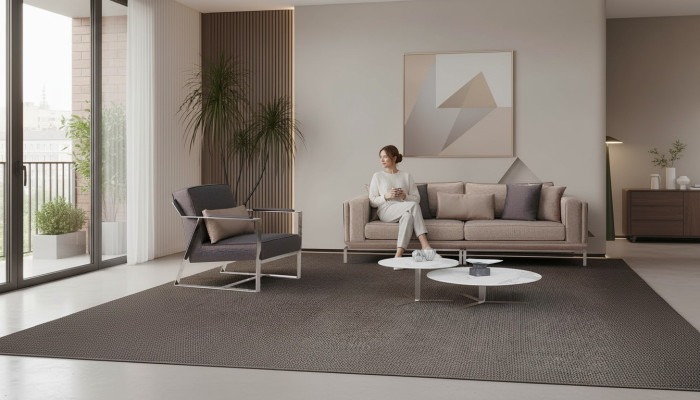 Sofaset Compleet bankstel Beige gestoffeerde bank Stoffen bankstel 2-delig Bank