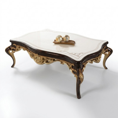 Salontafel Bijzettafel Console Beige Houten Tafel