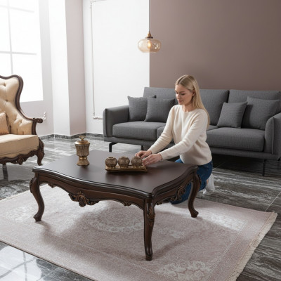 Salontafel Woonkamertafel Bijzettafel consoles Bruin Houten tafel