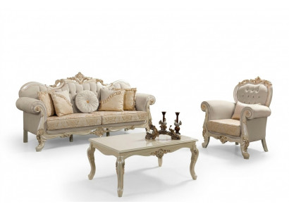 Bank Bankstel Bank Bankstel Stoffenbank Beige Chesterfield Set Banken