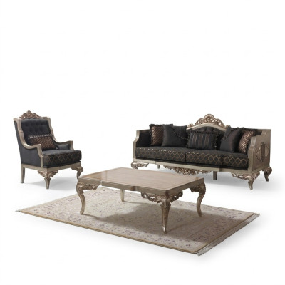 Woonkamer bankstel gestoffeerde bank Chesterfield bankstel Grijs Stof Woonkamer bankstel gestoffeerde bank Chesterfield bankstel Grijs Stof