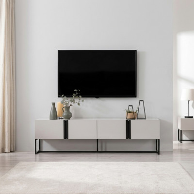 Sideboard TV-stand Kast TV-meubel Woonkamer Wit Hout Modern