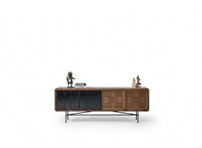 Dressoir Eetkamer Sideboard Ladenkast Hout Bruin Kast Ladenkasten