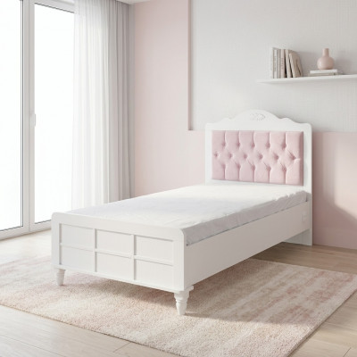 Kinderbed Bed Kinderkamer Kindermeubels Roze Hout Chesterfield