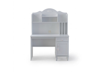 Moderne bureaurekken, computerbureau, hout, wit, kinderkamertafel
