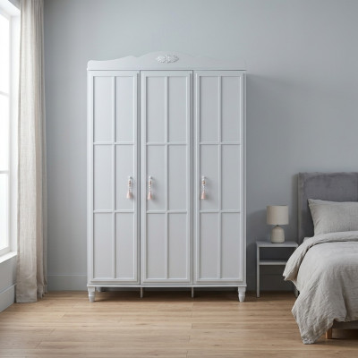 Kledingkast kinderkast kast hout wit houten kast modern