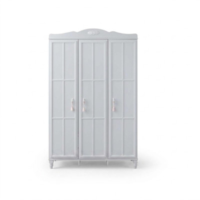 Kledingkast kinderkast kast hout wit houten kast modern