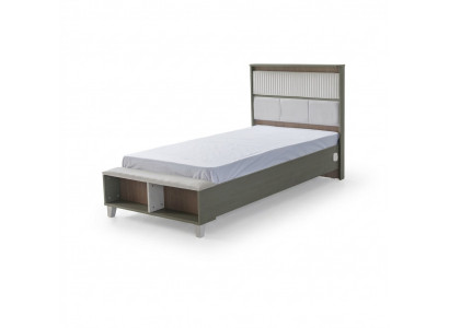 Bedframe Kinderbed Bed kinderkamer kinderkamermeubels Grijs Hout