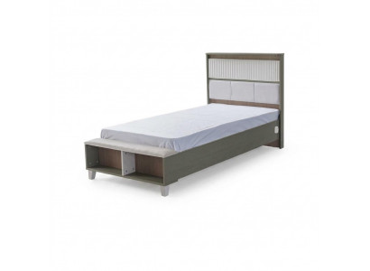 Bedframe kinderbed bed kinderkamer bedframes grijs houten bedden