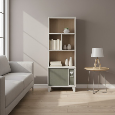 Boekenkast Boekenkast Staande plank Plank Hout Grijs Kinderkamer