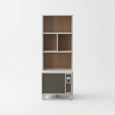 Boekenkast Boekenkast Staande plank Plank Hout Grijs Kinderkamer