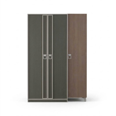 Houten kast kledingkast kinderkast kast hout grijs design
