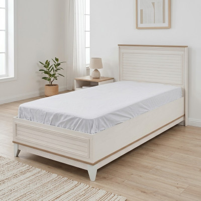 Kinderbed Bedframe Bed Kinderkamer Bedframes Wit Modern 100cm