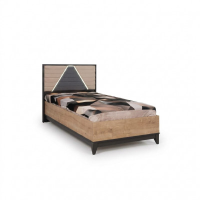 Kinderbed Bedframe Bed Kinderkamer Bedframes Bruin Hout Bedden