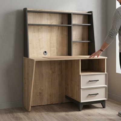 Bureau Computer bureau Bruin Kindermeubilair Hout Tafel Planken