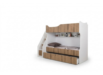 Kinderbed Stapelbed Bed Kindermeubels Wit Set Moderne Kinderen
