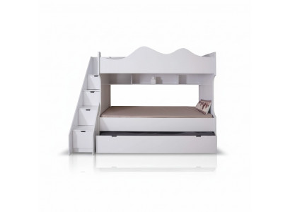 Wit stapelbed kinderbed bed kindermeubels set Moderne kinderen.
