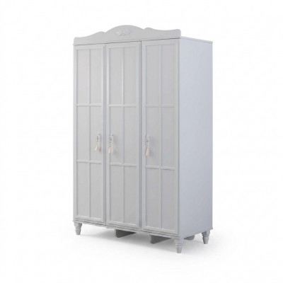 Luxe kledingkast kinderkast houten kast kast hout wit