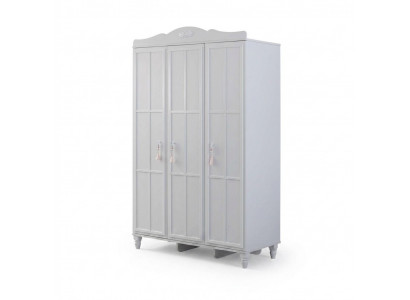 Luxe kledingkast kinderkast houten kast kast hout wit