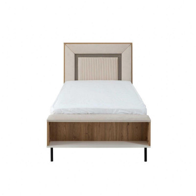 Slaapkamer sets Jeugdbed Kinderbed Bruin Hout Set 5-delig Bed Modern