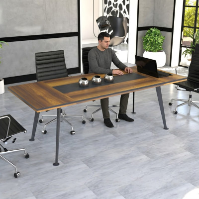 Vergadertafel Vergadertafels Conferentiemeubels Grote Tafel Bruin Hout