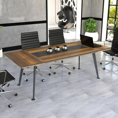 Vergadertafel Vergadertafels Conferentiemeubels Grote Tafel Bruin Hout
