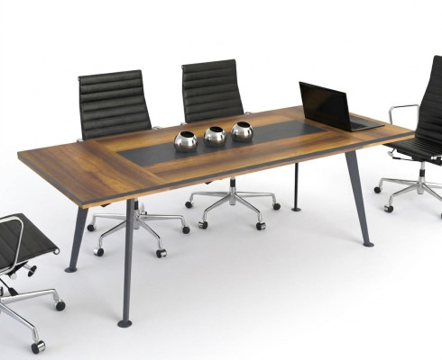 Vergadertafel Vergadertafels Conferentiemeubels Grote Tafel Bruin Hout