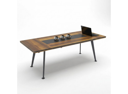 Conferentiemeubels - conferentietafel - vergadertafels groot - tafel bruin hout
