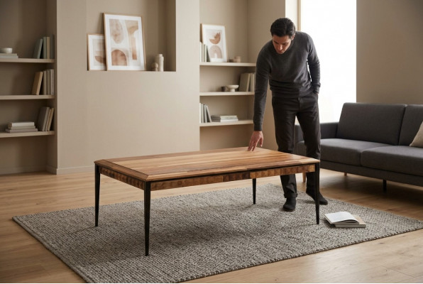Salontafel Woonkamertafel Bruin Hout Bijzettafel Woonkamertafel
