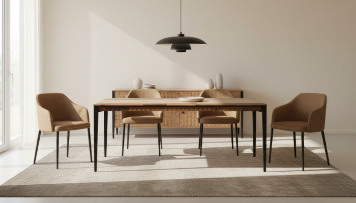 Eettafel Tafel Eettafel Eetkamer Hout Bruin Eetkamermeubilair