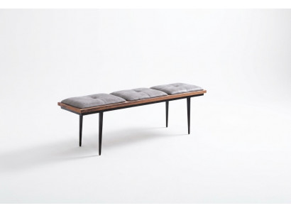 Bank Zitbank Kussen Kussenbank Eetkamer Zitter Stof Bruin Ontwerp