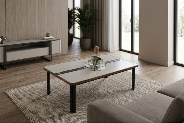 Salontafel Woonkamertafel Wit Hout Koffietafel Woonkamertafel