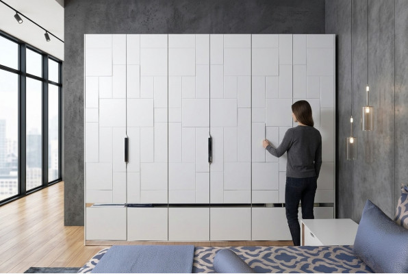Kledingkast Wit Kast Slaapkamer Houten Kast Modern Meubels