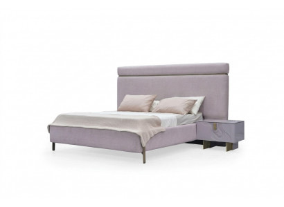 Tweepersoonsbed Complete slaapkamermeubels Bed Roze Luxe set 3-delig Hout