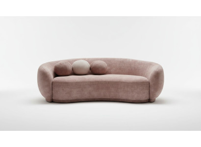 Driepersoons bank bank 3-zits bruin stof stoffen bank luxe