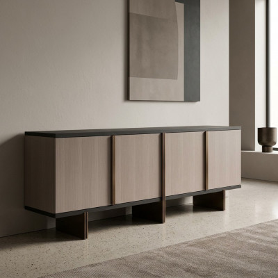 Dressoir dressoir dressoir houten eetkamer beige kast houten kast