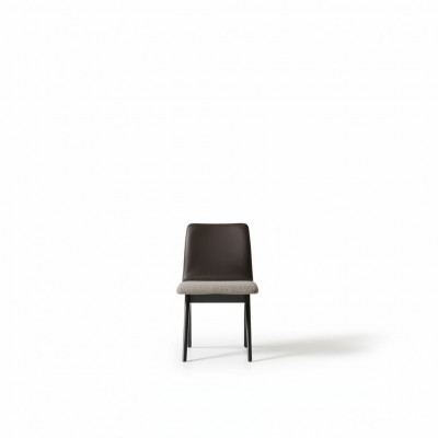 Eetkamerstoelen set stoelen keukenstoel grijs houten stoel hout stof 6-delig