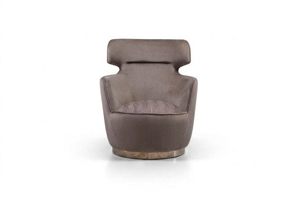 Fauteuil Stof Zits Eenzitter Grijs Clubsfauteuil Oorfauteuil Modern
