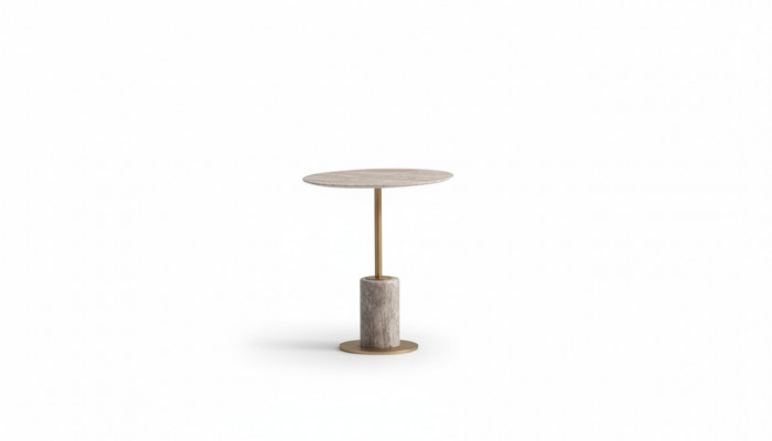 Koffietafel Bijzettafel Salontafel Hout Bijzettafel Ronde Tafel Grijs