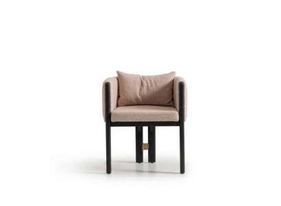 Eetkamerstoel groep Set stoelen Keukenstoel 4-delig Armstoel Beige