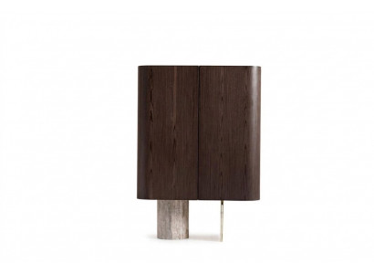 Barschrank Kast Houten kast Hout Bar Bruin Drank Ontwerp Flessen