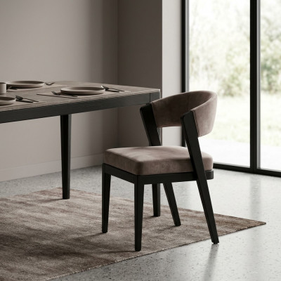 Eetkamerstoelen Keukenstoelen Stoel Set 6-delig Stoelen Grijs Groep Hout