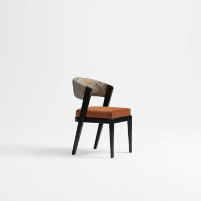 Keukenstoelen Eetkamerstoelen Stoel Set van 6 Stoelen Oranje Groep Hout