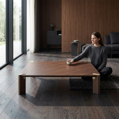 Salontafel Bijzettafel Woonkamer Koffietafel Bruin Houten Tafel