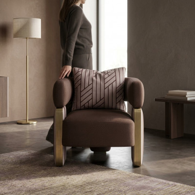 Cocktailstoel Fauteuil Eénzitter Woonkamerclubsessel Wit Stof Zitplaats