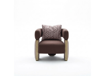 Cocktailstoel Fauteuil Eénzitter Woonkamerclubsessel Wit Stof Zitplaats