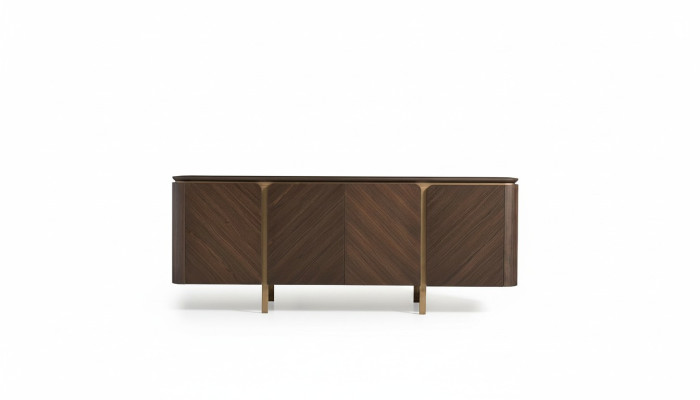 Dressoir Sidetable Ladekast Houten kast Kast Hout Bruin Meubels