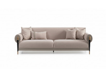 Stoffen bank Driepersoonsbank Bank 3-zits Bank Moderne design Beige Nieuw