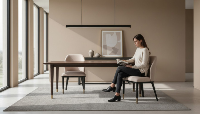Luxe eetkamerstoelen keukenstoelen Moderne Designstoelen Leunstoelen Beige Nieuw